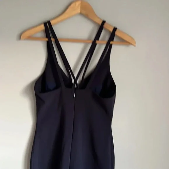 Likely Leslie Strappy V-Neck Front-Slit Gown - Picture 8 of 10